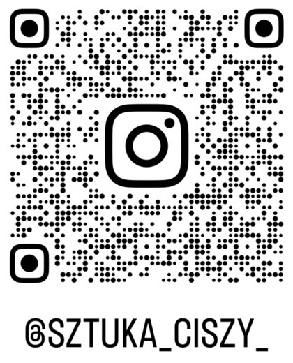 Kod QR do profilu Instagram @sztuka_ciszy_